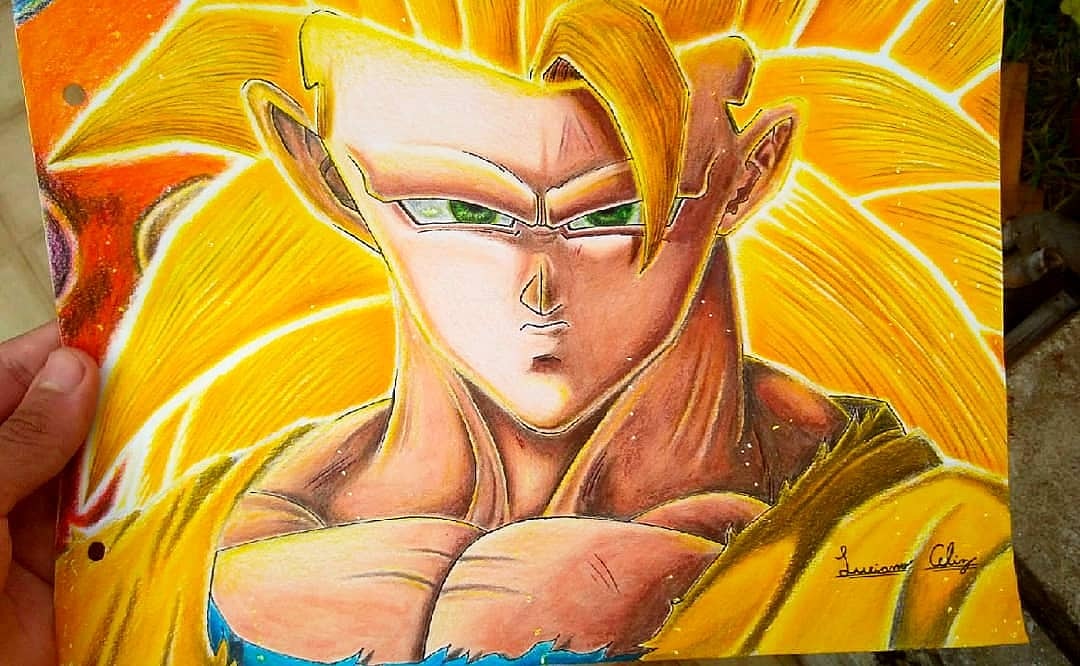 Top Imagen Dibujos De Goku Pintados Viaterra Mx